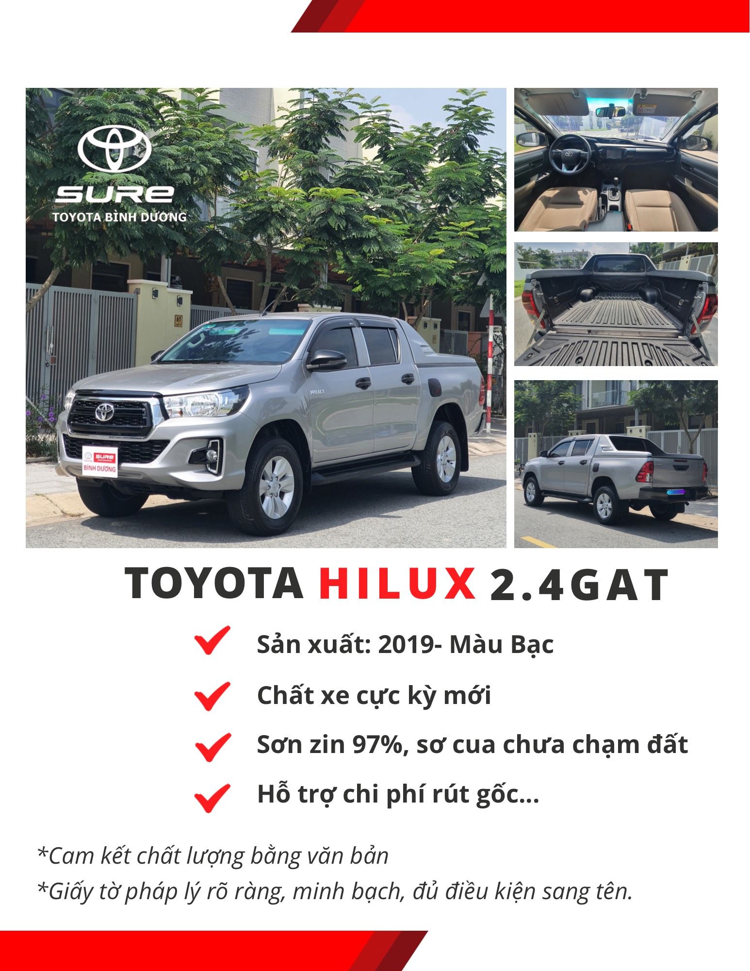 Toyota Hilux 2.4AT 4x2 2019