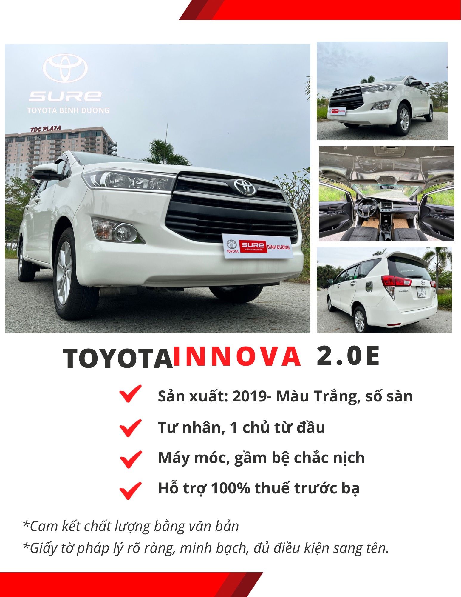 Toyota Innova 2.0E 2019
