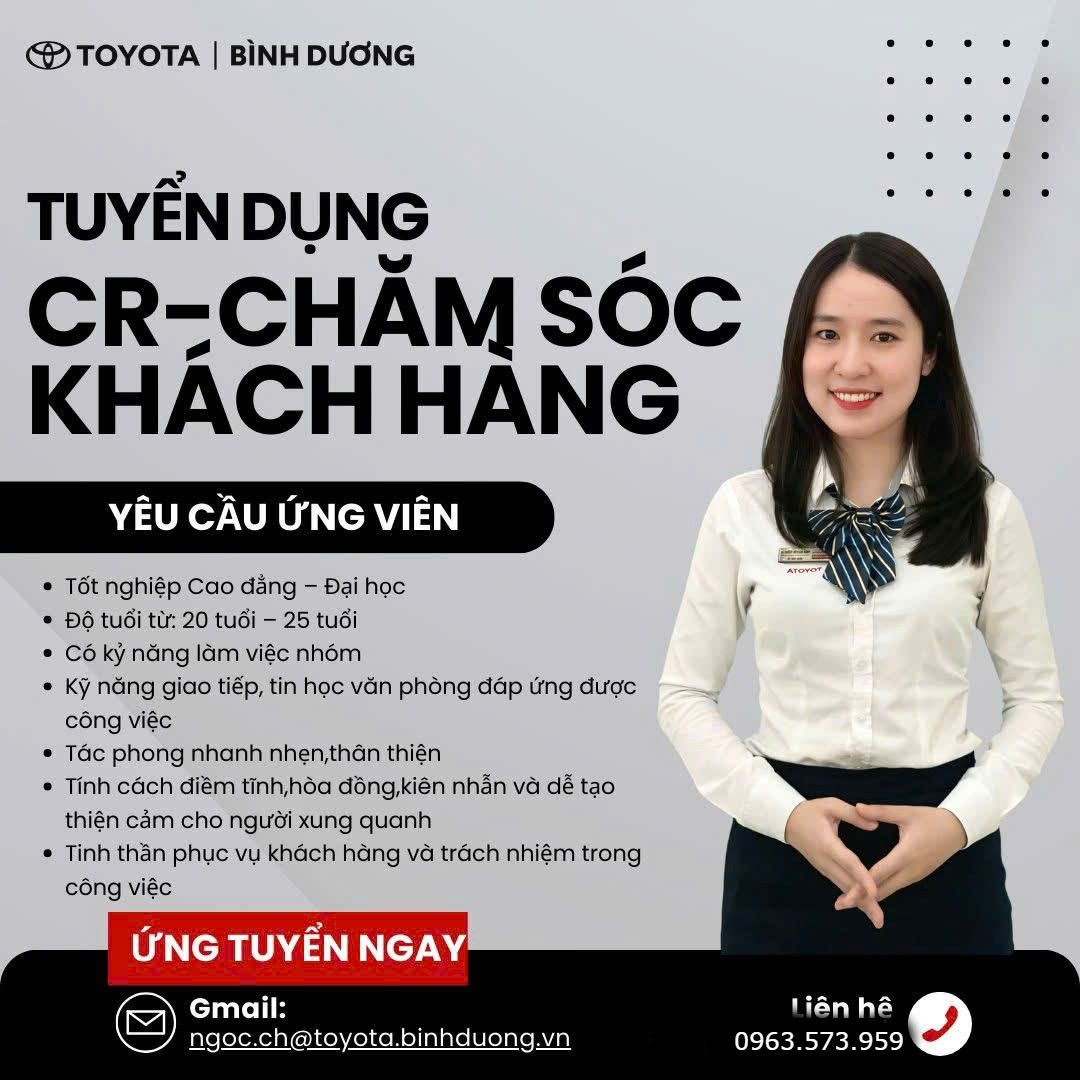 Tuyển dụng nhân viên tiếp nhận đặt lịch hẹn - chăm sóc khách hàng