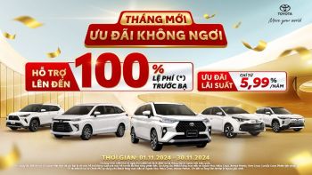 GIÁ LĂN BÁNH XE TOYOTA THÁNG 11