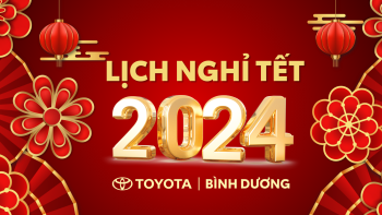Lịch nghỉ Tết 2024 Toyota Bình Dương