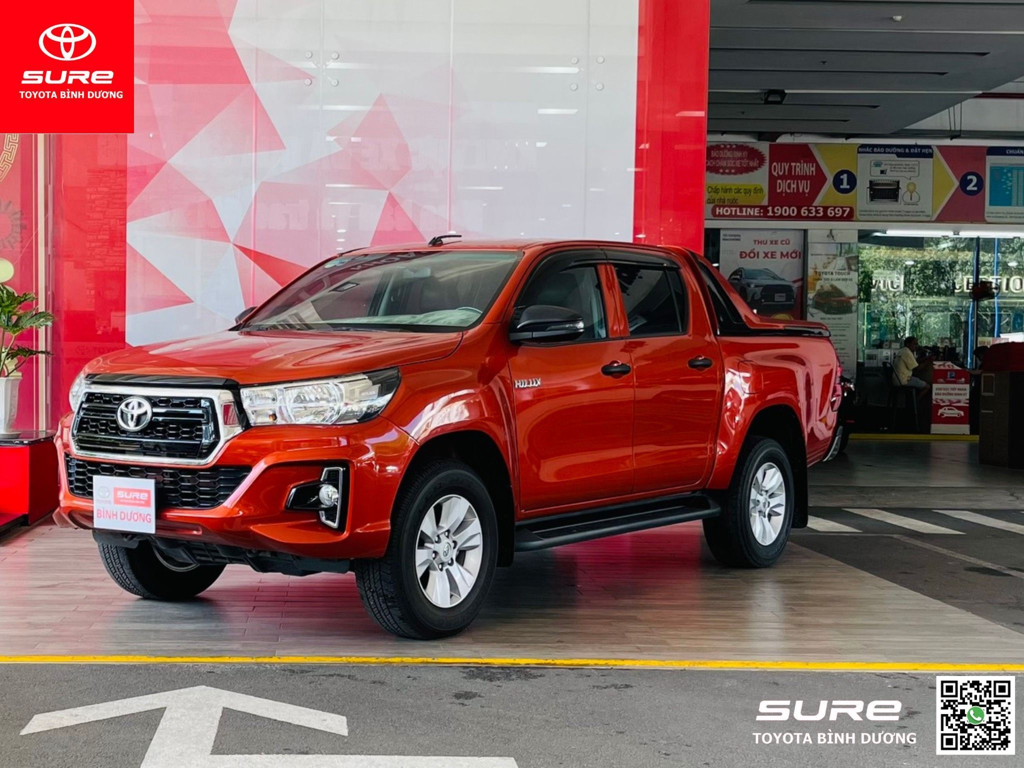 [Xe Cũ] Toyota Hilux 2.4E AT 2019
